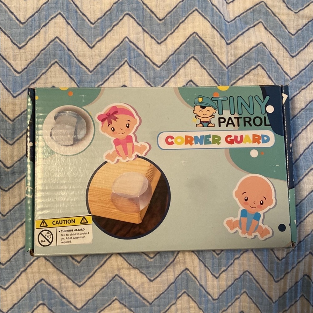 Tiny Patrol brand corner guard for baby proofing